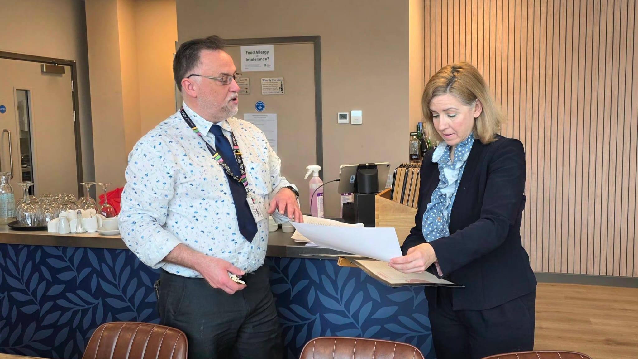 Mayor Visits Boston College’s New Mayflower Building