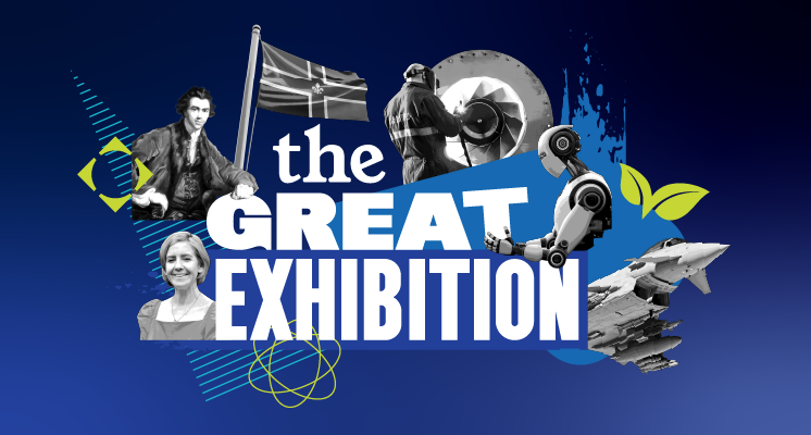 The great exhibition logo collage